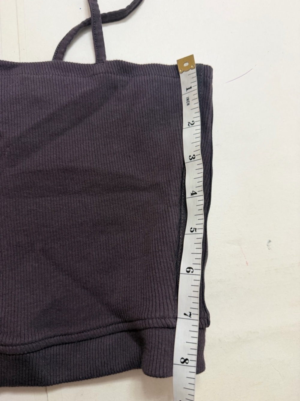 🆕Adidas - Retro Ribbed Spaghetti Strap Crop Top - Picture 10 of 10